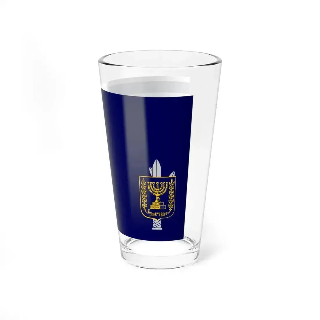 Flag of Israel Minister of Defence at Sea (Israel) Pint Glass 16oz - Go Mug Yourself