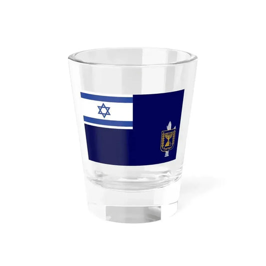 Flag of Israel Minister of Defence at Sea (Israel) Shot Glass 1.5oz 1.5oz - Go Mug Yourself
