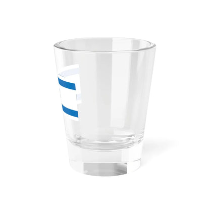 Flag of Israel Pale Blue 1-2 (Israel) Shot Glass 1.5oz - Go Mug Yourself