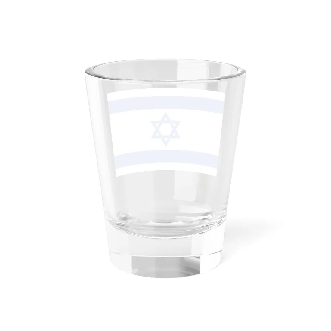 Flag of Israel Pale Blue 3-2 (Israel) Shot Glass 1.5oz - Go Mug Yourself