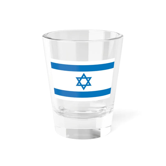 Flag of Israel Pale Blue 3-5 (Israel) Shot Glass 1.5oz 1.5oz - Go Mug Yourself