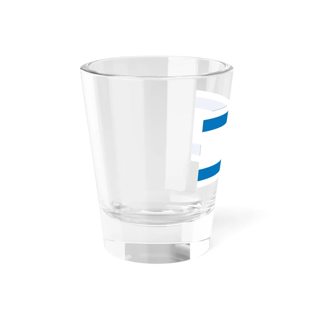 Flag of Israel Pale Blue 3-5 (Israel) Shot Glass 1.5oz - Go Mug Yourself