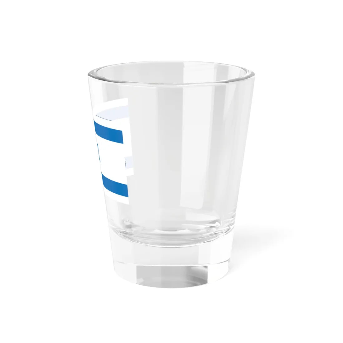 Flag of Israel Pale Blue 3-5 (Israel) Shot Glass 1.5oz - Go Mug Yourself