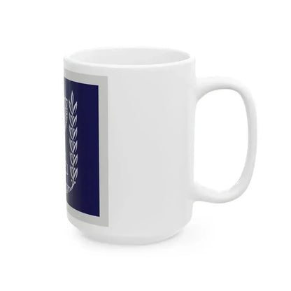 Flag of Israel President (Israel) White Coffee Mug - Go Mug Yourself