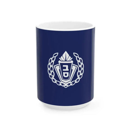 Flag of Israel Prison Service (Israel) White Coffee Mug 15oz - Go Mug Yourself