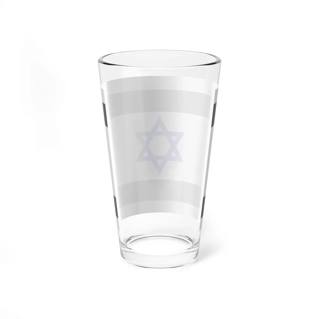 Flag of Israel - Star of David (Israel) Pint Glass 16oz - Go Mug Yourself