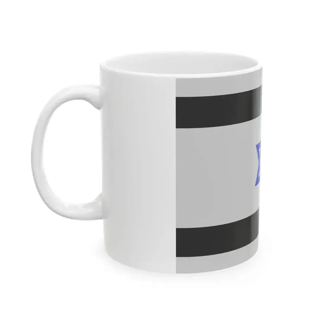 Flag of Israel - Star of David (Israel) White Coffee Mug - Go Mug Yourself