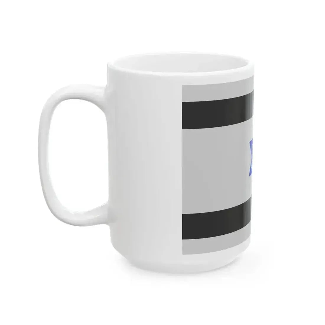 Flag of Israel - Star of David (Israel) White Coffee Mug - Go Mug Yourself