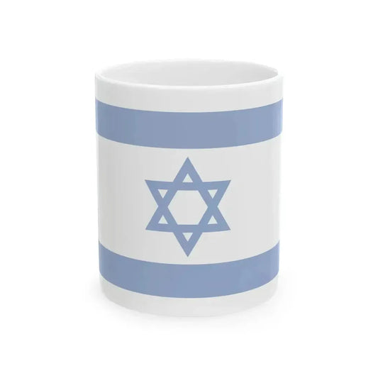 Flag of Israel WFB 2000 (Israel) White Coffee Mug 11oz - Go Mug Yourself