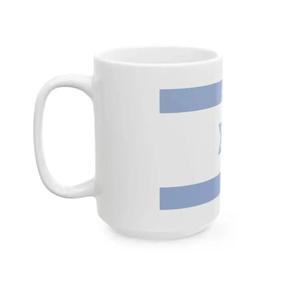 Flag of Israel WFB 2000 (Israel) White Coffee Mug - Go Mug Yourself