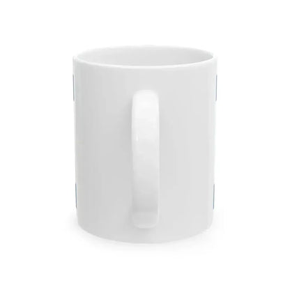 Flag of Israel Yale Blue 3-2 (Israel) White Coffee Mug - Go Mug Yourself