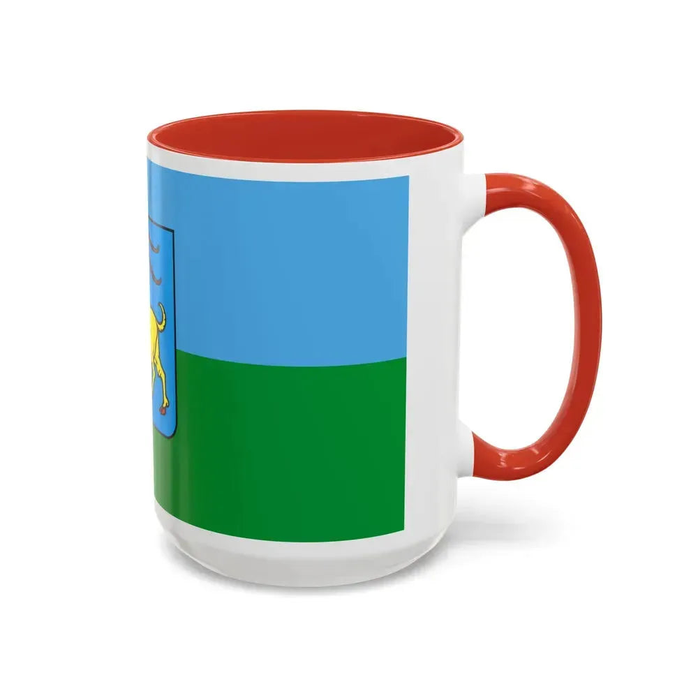 Flag of Istria County Croatia - Accent Coffee Mug - Go Mug Yourself