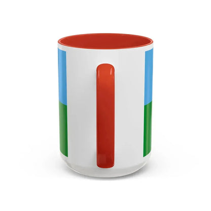Flag of Istria County Croatia - Accent Coffee Mug - Go Mug Yourself