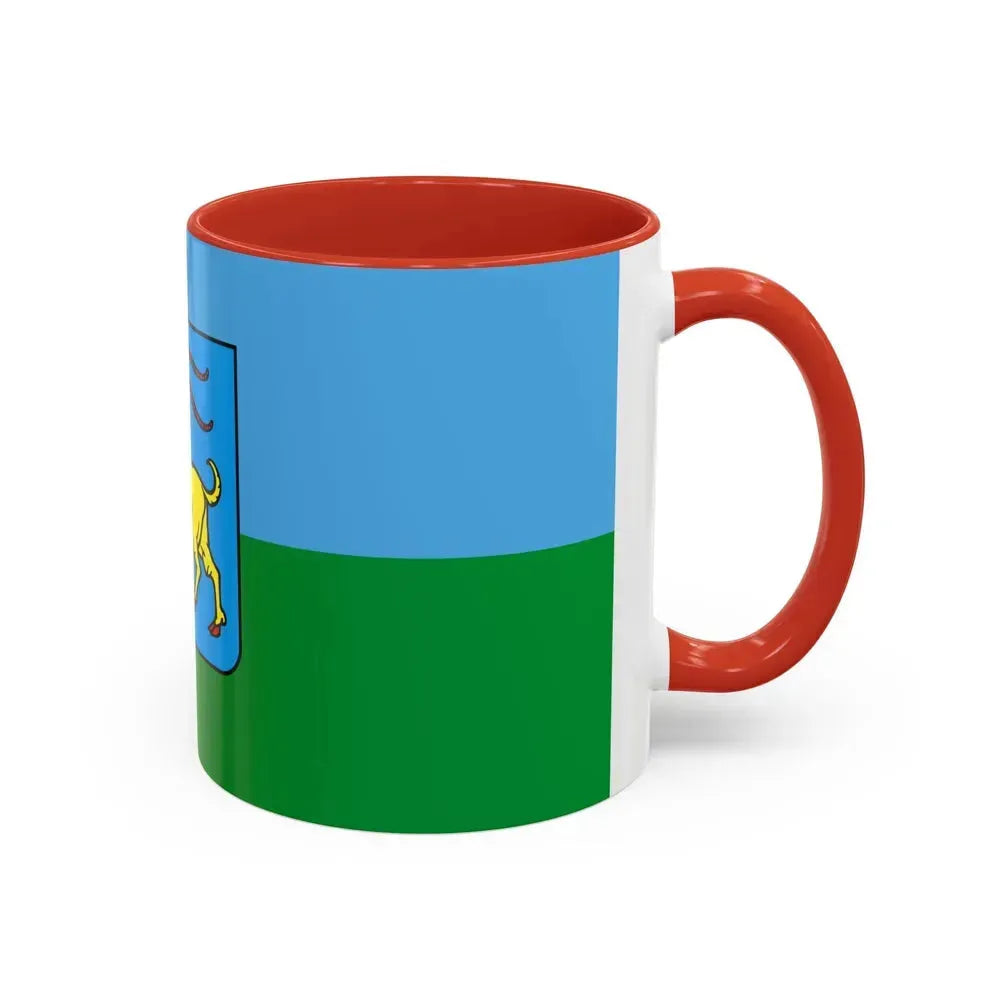 Flag of Istria County Croatia - Accent Coffee Mug - Go Mug Yourself