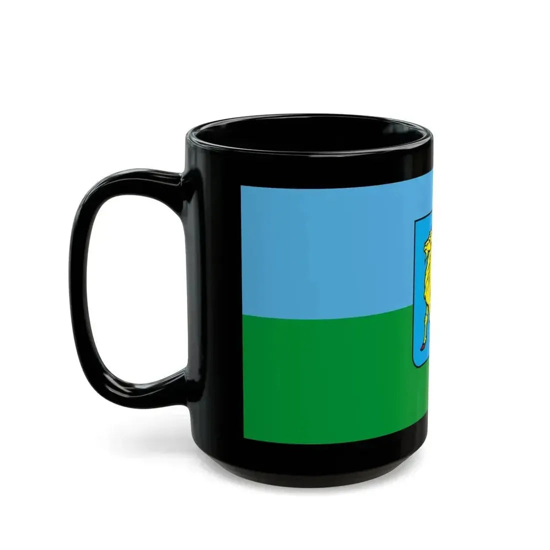Flag of Istria County Croatia - Black Coffee Mug - Go Mug Yourself