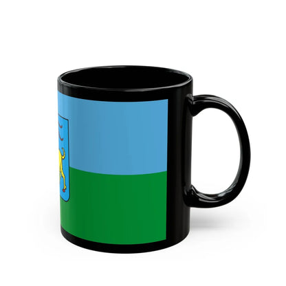 Flag of Istria County Croatia - Black Coffee Mug-Go Mug Yourself