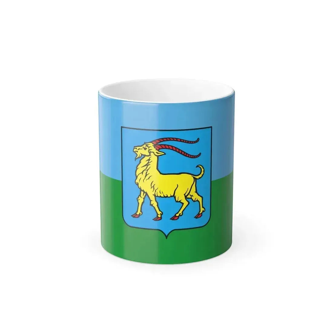 Flag of Istria County Croatia - Color Changing Coffee Mug 11oz - Go Mug Yourself