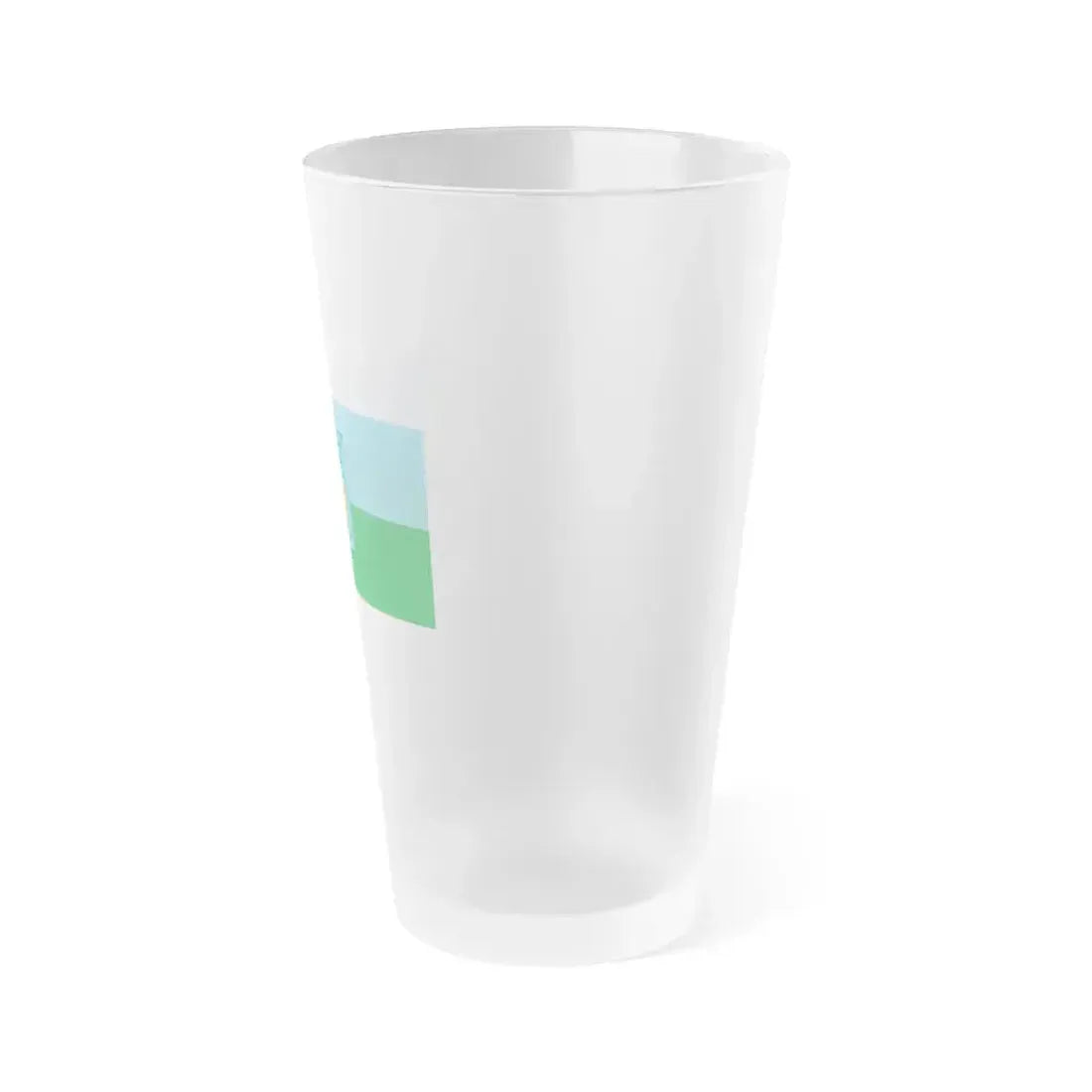 Flag of Istria County Croatia - Frosted Pint Glass 16oz - Go Mug Yourself