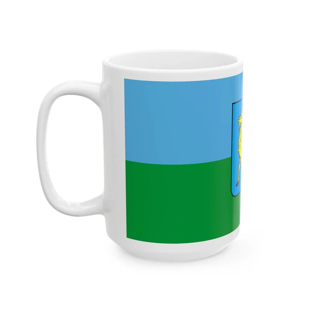 Flag of Istria County Croatia - White Coffee Mug-Go Mug Yourself