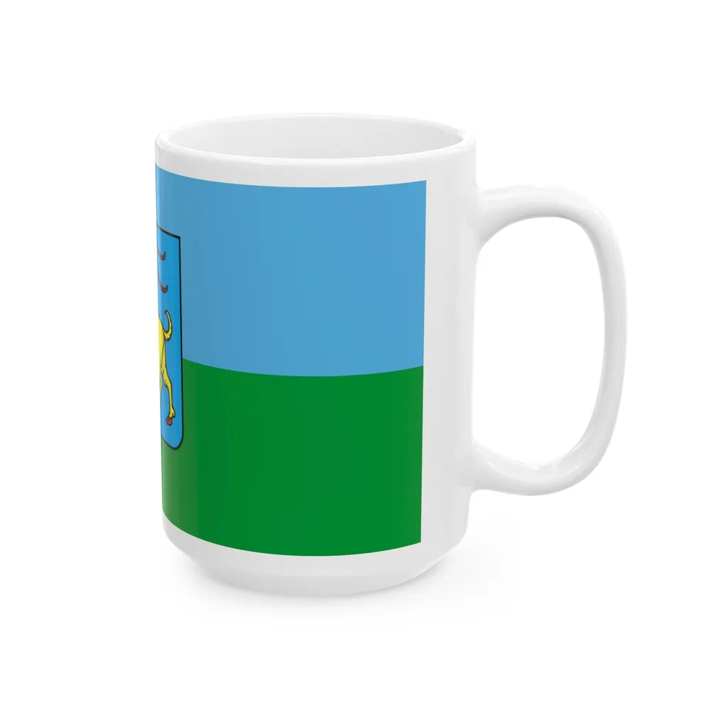 Flag of Istria County Croatia - White Coffee Mug-Go Mug Yourself