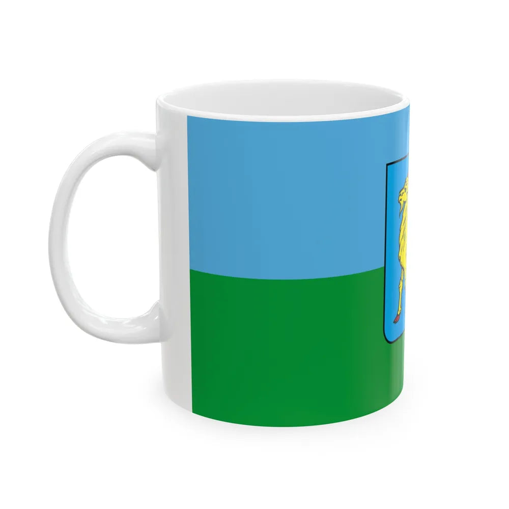 Flag of Istria County Croatia - White Coffee Mug-Go Mug Yourself