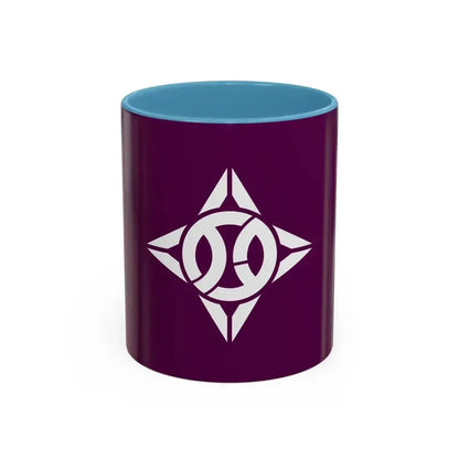 Flag of Itabashi Tokyo Japan - Accent Coffee Mug 11oz Light Blue - Go Mug Yourself