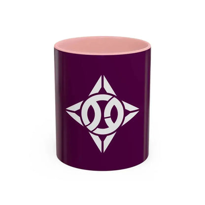 Flag of Itabashi Tokyo Japan - Accent Coffee Mug 11oz Pink - Go Mug Yourself
