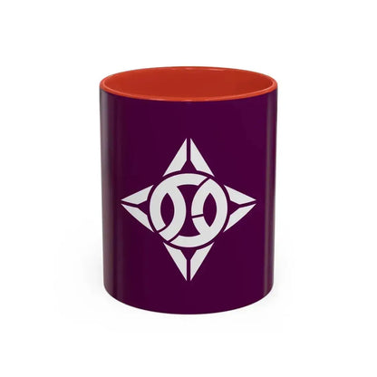 Flag of Itabashi Tokyo Japan - Accent Coffee Mug 11oz Red - Go Mug Yourself