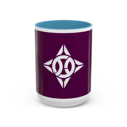 Flag of Itabashi Tokyo Japan - Accent Coffee Mug 15oz Light Blue - Go Mug Yourself