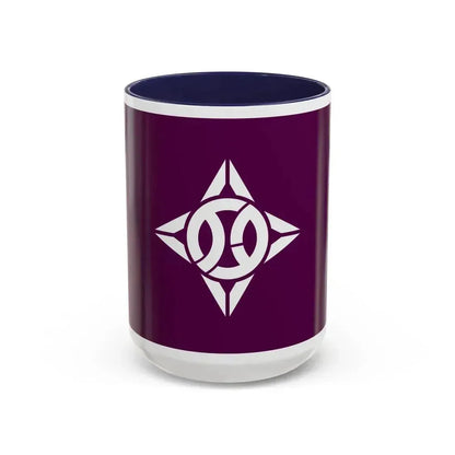 Flag of Itabashi Tokyo Japan - Accent Coffee Mug 15oz Navy - Go Mug Yourself