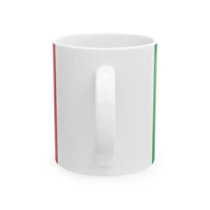 Flag of Italian Jews (Italy) White Coffee Mug - Go Mug Yourself