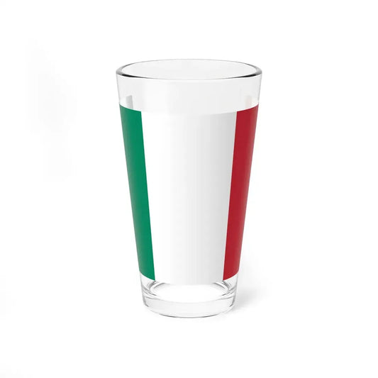 Flag of Italy 2003-2006 (Italy) Pint Glass 16oz 16oz - Go Mug Yourself