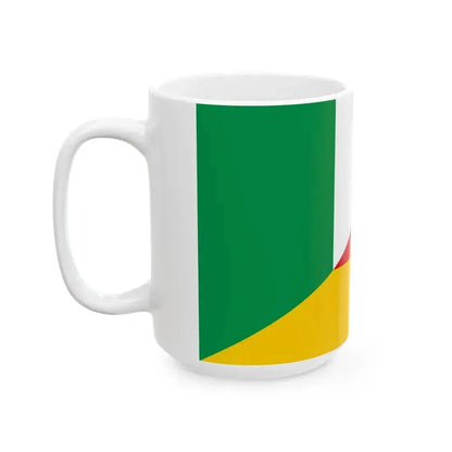 Flag of Italy and Germany (Germany) White Coffee Mug - Go Mug Yourself