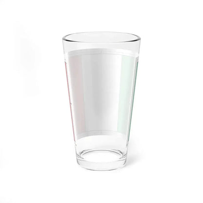 Flag of Italy construction sheet (Italy) Pint Glass 16oz - Go Mug Yourself