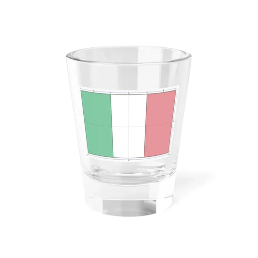 Flag of Italy construction sheet (Italy) Shot Glass 1.5oz 1.5oz - Go Mug Yourself