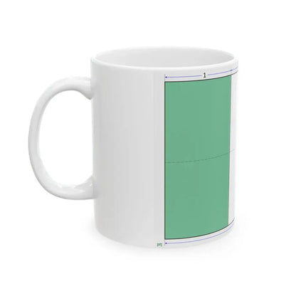 Flag of Italy construction sheet (Italy) White Coffee Mug - Go Mug Yourself