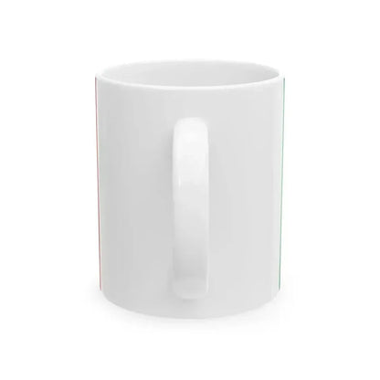Flag of Italy Pantone (Italy) White Coffee Mug - Go Mug Yourself