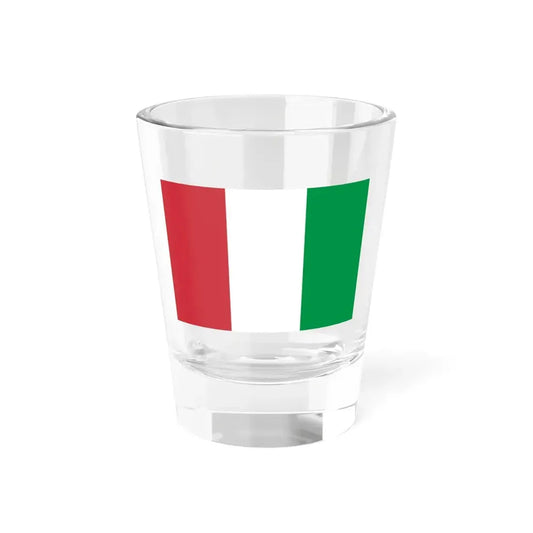 Flag of Italy reverse (Italy) Shot Glass 1.5oz 1.5oz - Go Mug Yourself