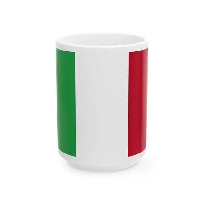 Flag of Italy WFB 2004 (Italy) White Coffee Mug 15oz - Go Mug Yourself