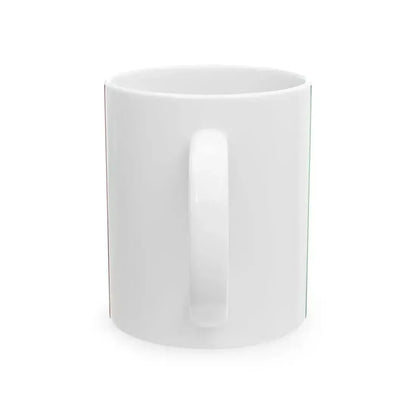 Flag of Italy with border (Italy) White Coffee Mug - Go Mug Yourself