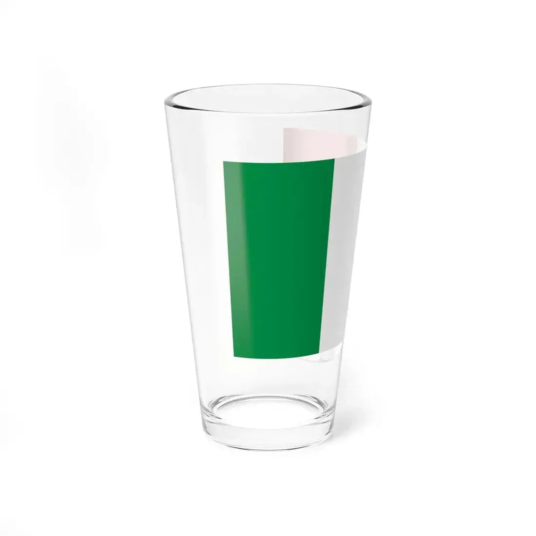 Flag of Italy with football (Italy) Pint Glass 16oz - Go Mug Yourself