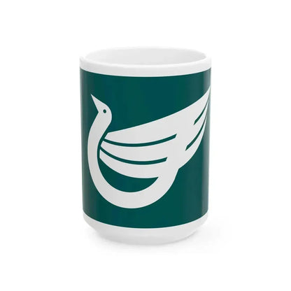 Flag of Itami Hyogo (Japan) White Coffee Mug 15oz - Go Mug Yourself