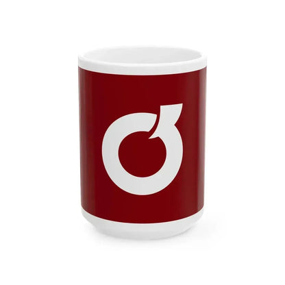 Flag of Itayanagi Aomori (Japan) White Coffee Mug 15oz - Go Mug Yourself