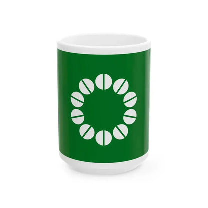 Flag of Ito Shizuoka (Japan) White Coffee Mug 15oz - Go Mug Yourself