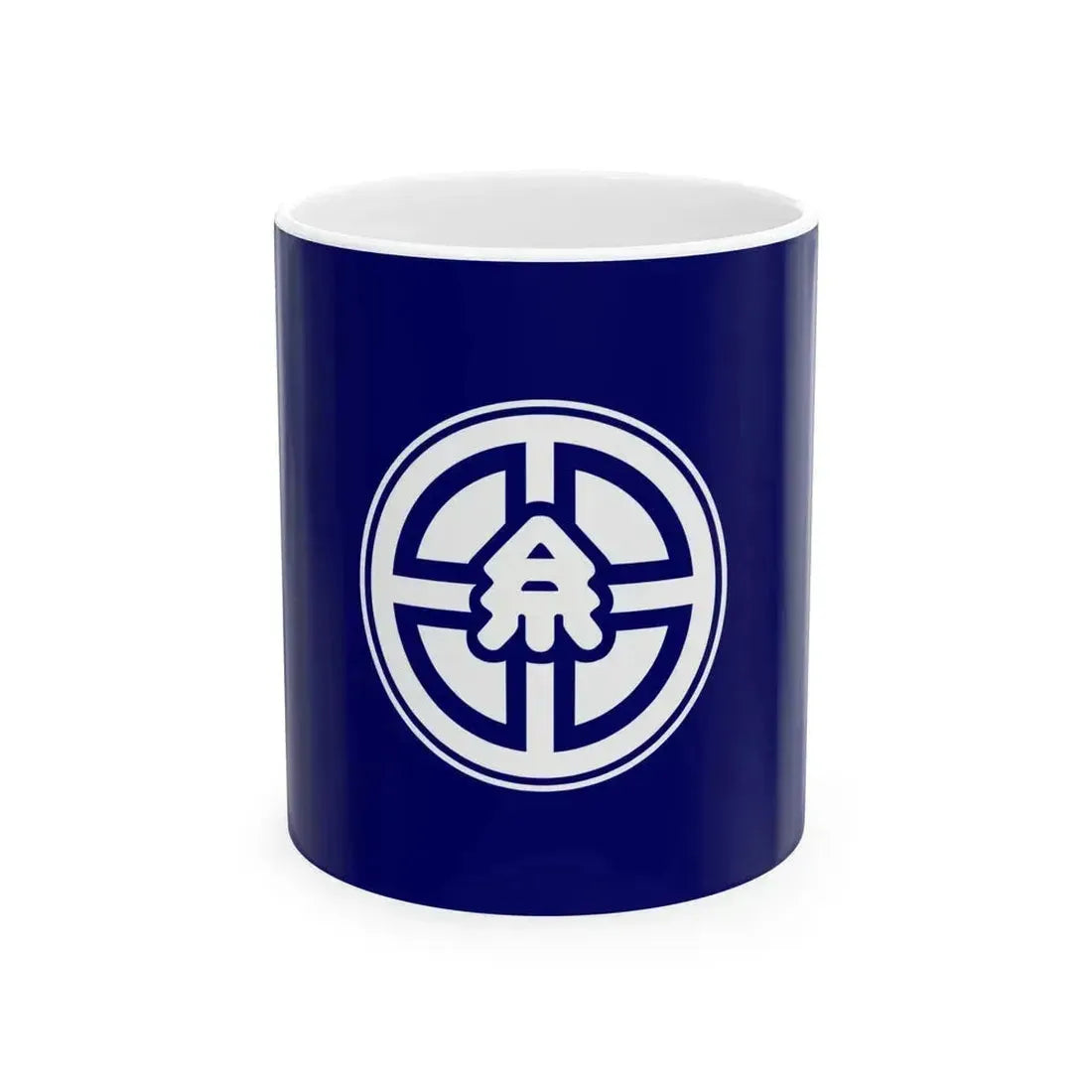 Flag of Itoda Fukuoka no text (Japan) White Coffee Mug 11oz - Go Mug Yourself