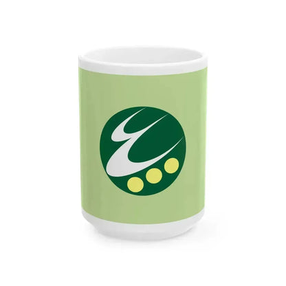 Flag of Itoigawa Niigata (Japan) White Coffee Mug 15oz - Go Mug Yourself