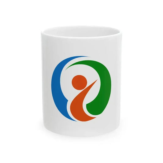 Flag of Itoshima Fukuoka (Japan) White Coffee Mug 11oz - Go Mug Yourself