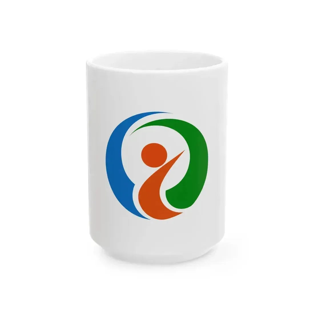 Flag of Itoshima Fukuoka (Japan) White Coffee Mug 15oz - Go Mug Yourself