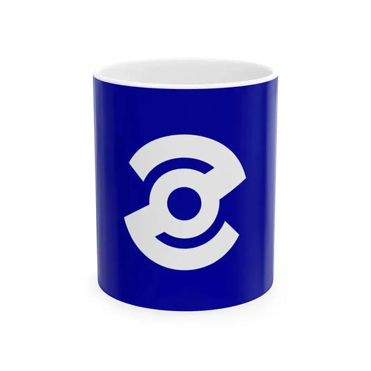 Flag of Itsukaichi Tokyo 1965-1995 (Japan) White Coffee Mug 11oz - Go Mug Yourself