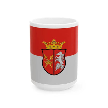 Flag of Ivanc (Hungary) White Coffee Mug 15oz - Go Mug Yourself